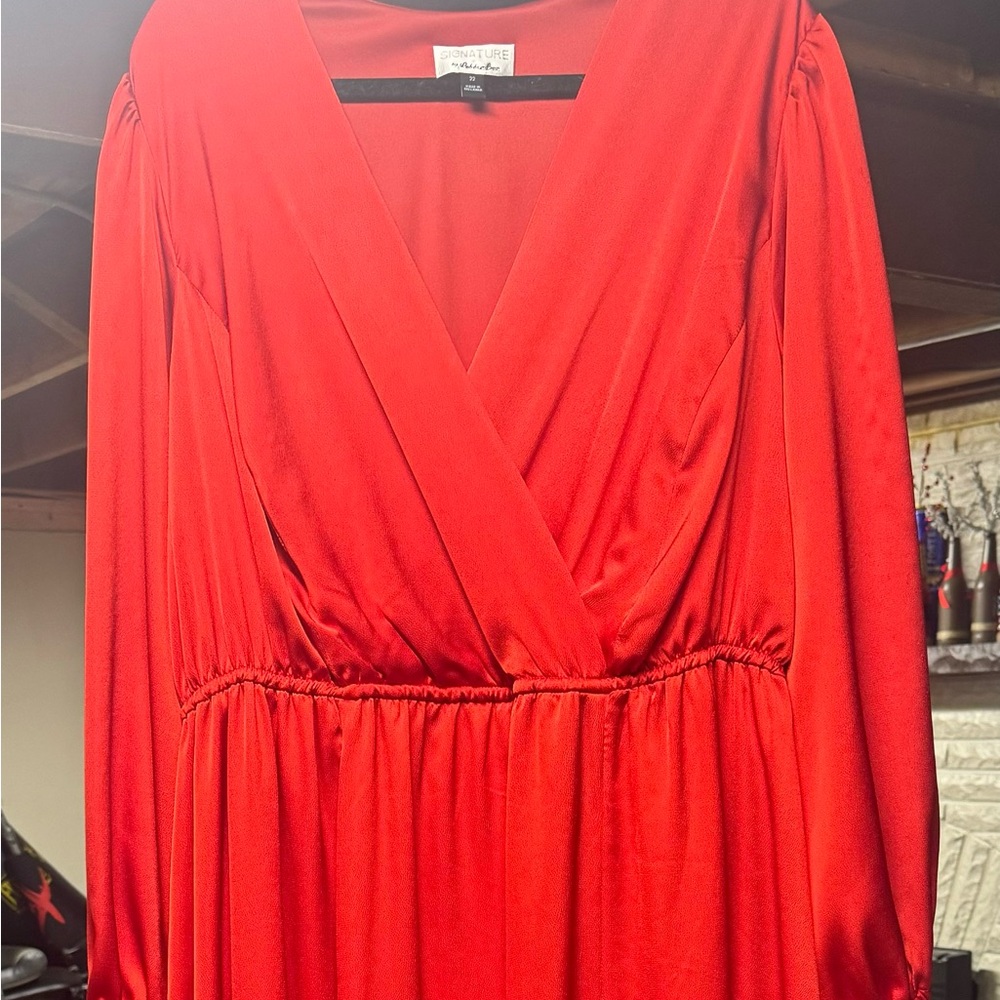 Elegant Red Women's Dress